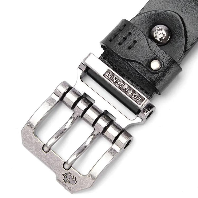 Cinturón Masculino de Couro Forth Bison Denim