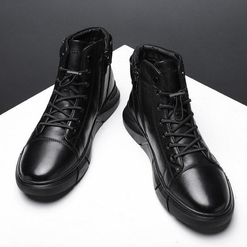 Bota Masculina Forth Court Black Elegante Para Estilo Urbano