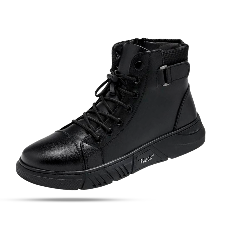 Bota Masculina Forth Court Black Elegante Para Estilo Urbano
