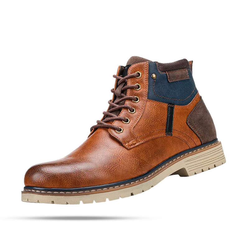 Bota Masculina de Cuero Forth Michigan Duradera y Elegante